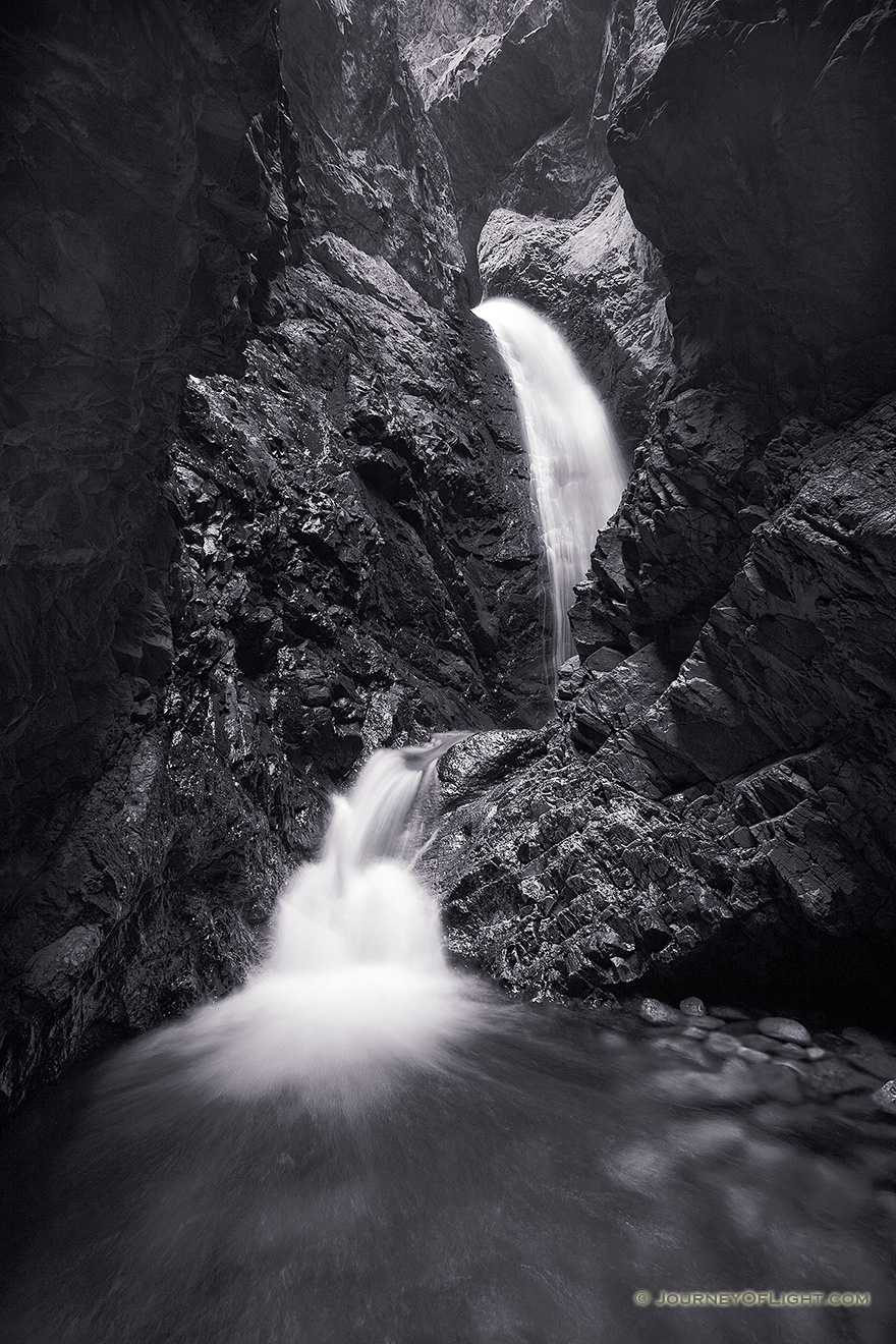 Zappata Falls near the Sand Dune National Park is a short walk up a creek. - Colorado Picture